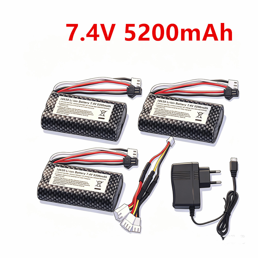 7.4V 5200mAh Li-ion Battery 18 - огляд і ціна Drone Battery Li-Ion