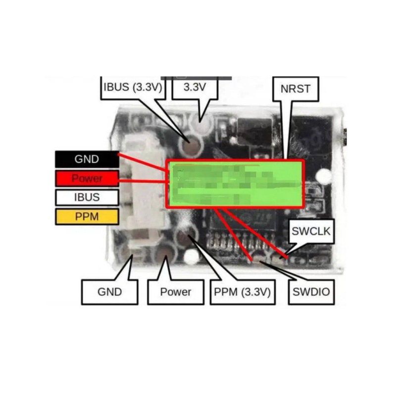 Flysky FS-8A 8CH 18CH Mini Rec - огляд і ціна Drone Battery Plate