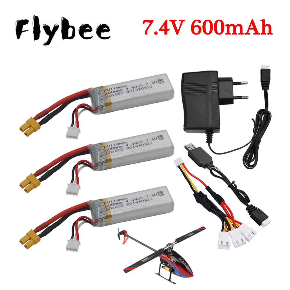 7.4V 600mAh Lipo Battery +7.4V - огляд і ціна Drone Battery Charger