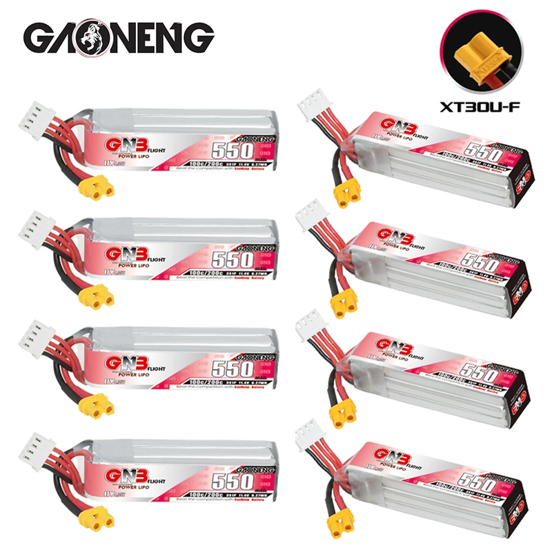 GNB HV 11.4V 550mAh 100C/200C  - огляд і ціна Drone Battery 3S