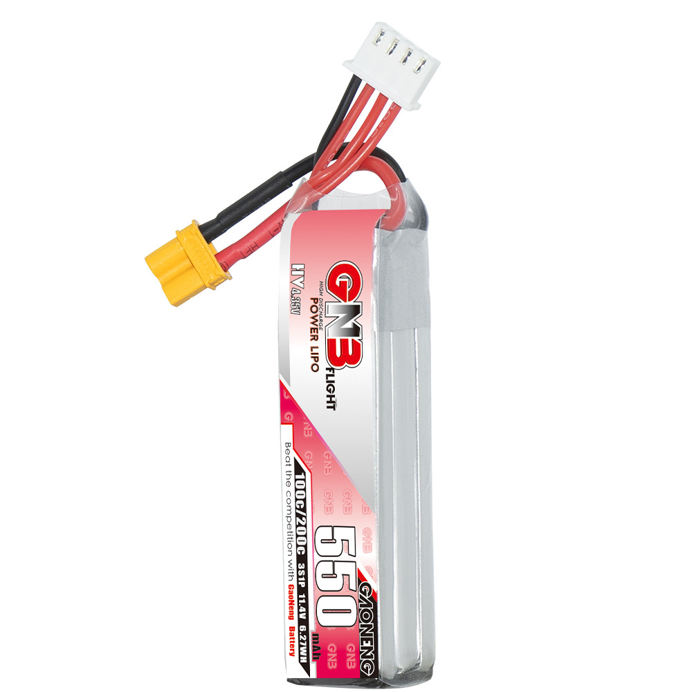 GNB HV 11.4V 550mAh 100C/200C  - огляд і ціна Drone Battery 3S