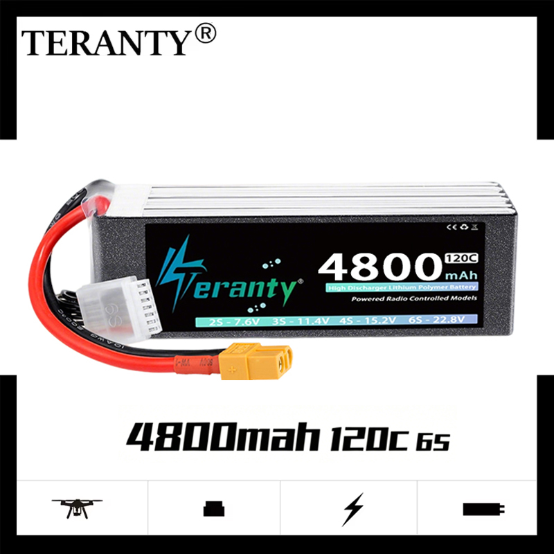 TERANTY 6S 4800mAh Lipo Batter - огляд і ціна Drone Battery Lipo