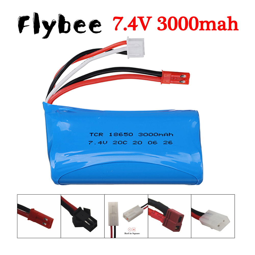7.4V 3000mAh 18650 Li-ion Bate - огляд і ціна Drone Battery Li-Ion