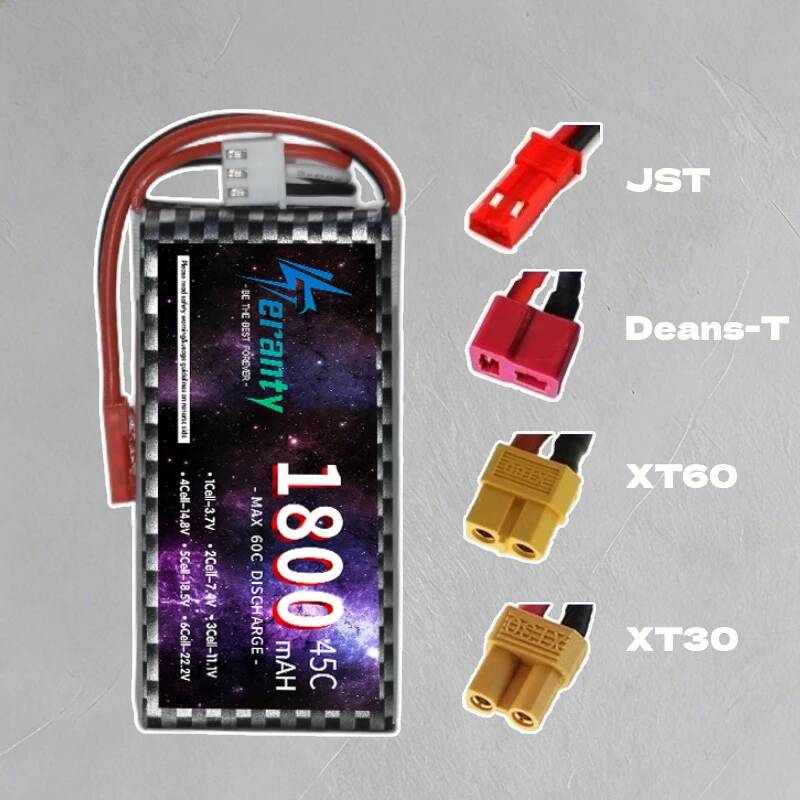 TERANTY 2S 3S 4S 1800mAh Lipo  - огляд і ціна Drone Battery Lipo