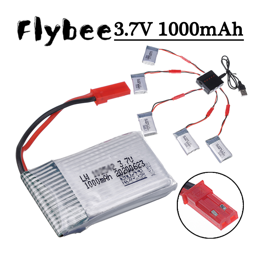 3.7V 1000mah Lipo Battery and  - огляд і ціна Drone Battery Charger