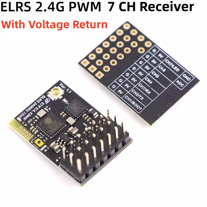 ELRS 2.4G PWM 7CH 6CH CRSF Rec - огляд і ціна Drone Battery Plate