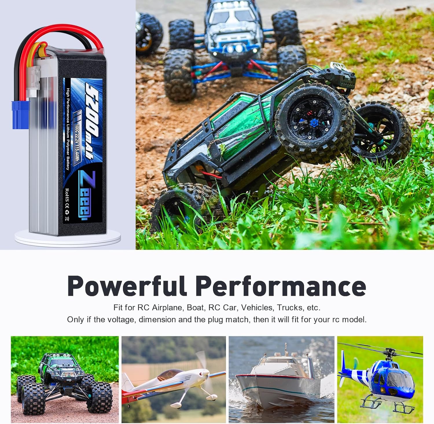 Zeee 6S 5200mAh Lipo Battery 2 - огляд і ціна Drone Battery 6S