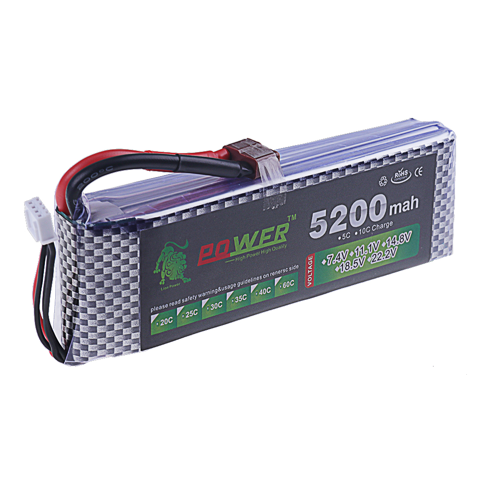 3S Lipo Battery 11.1V 5200mah  - огляд і ціна Drone Battery Lipo