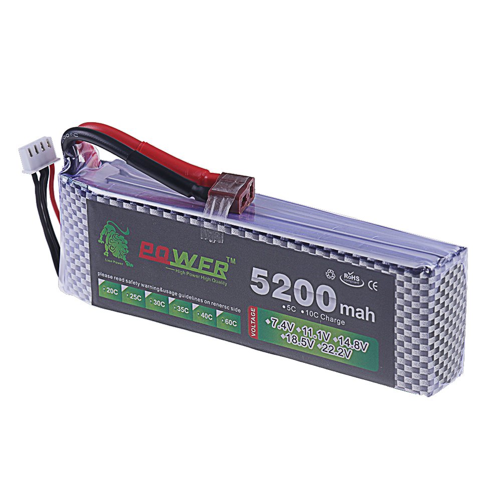 3S Lipo Battery 11.1V 5200mah  - огляд і ціна Drone Battery Lipo